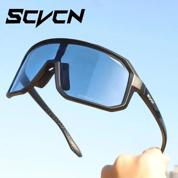 Lunettes de soleil photochromiques pour hommes et femmes, lunettes de vélo de montagne, lunettes de