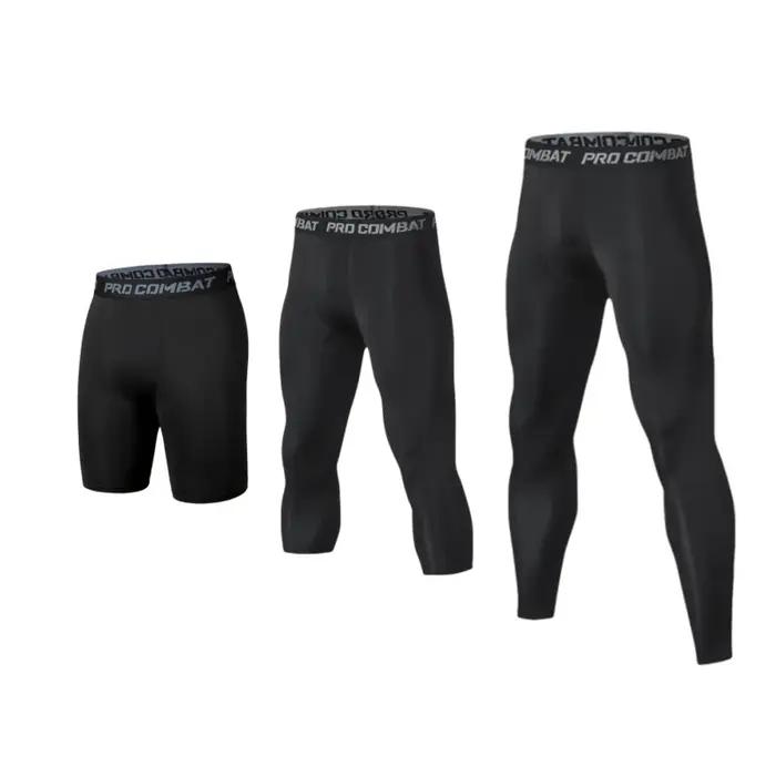 Pantalon de compression pour homme, legging moulant de sport, de course, d'athlétisme, d'entraînemen