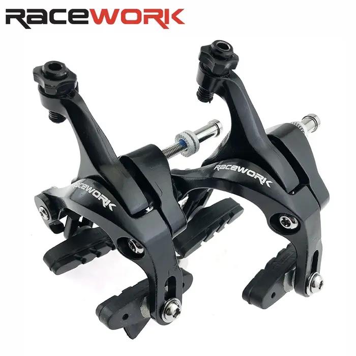 Etriers à double pivot pour vélo de route frein de vélo de course traction latérale en aluminium avant et arrière avec plaquettes de frein pour cyclisme performance sécurité