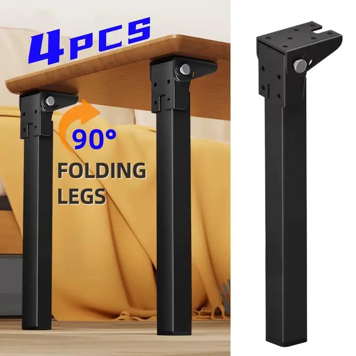 Pieds de Table pliants en métal robuste sélectionnables, remplacement polyvalent pour ordinateur por