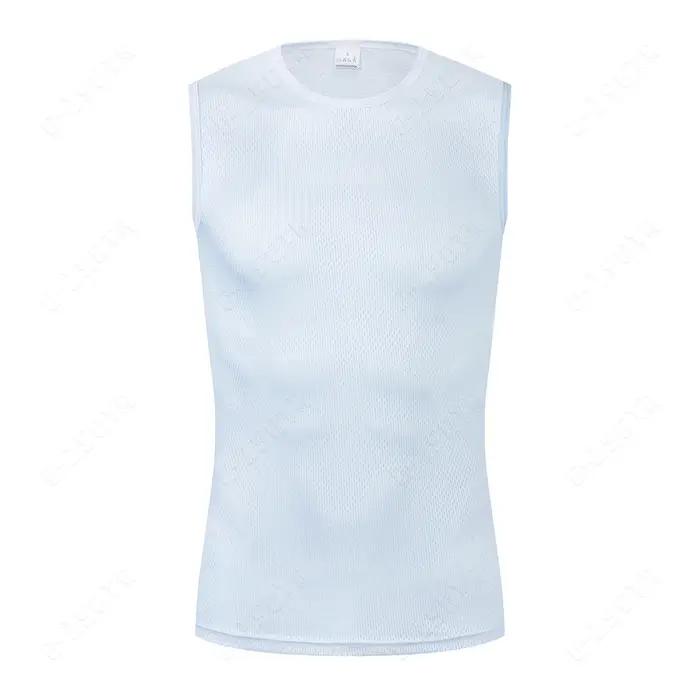 Couche de Base de cyclisme, sous-vêtements réfléchissants, maillot de cyclisme blanc, gilet de Sport