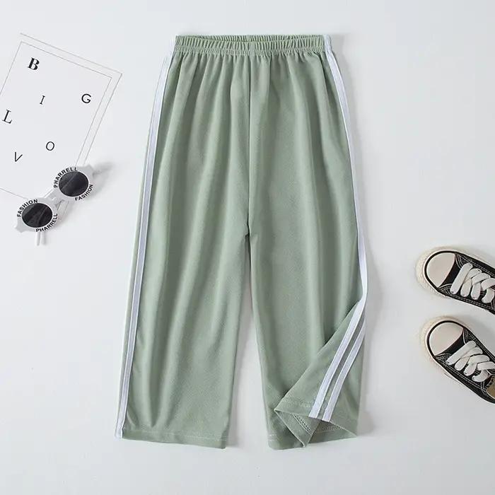 MiniInTheBox-Pantalon d'Été Fin à Jambes Larges pour Garçon et Fille, Vêtement Confortable de Loisir