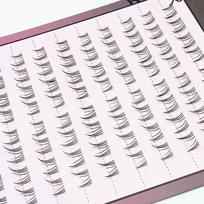 6-7mm Air cils inférieurs fée faux cils segmenté naturel sous cils Manga bas cils maquillage cils ou