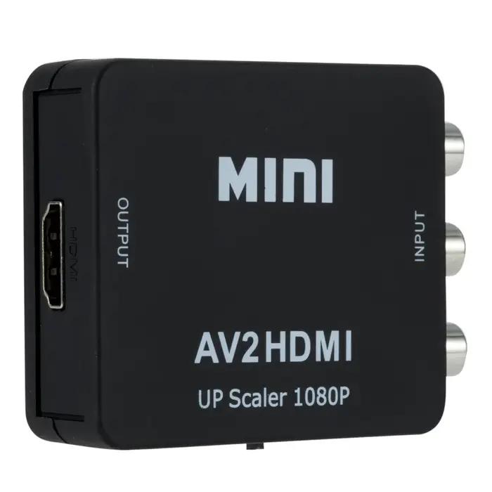 Grwibeou – convertisseur RCA AV vers HDMI, boîtier vidéo AV/CVSB L/R HD 1080P 1920x1080 AV2HDMI, pri