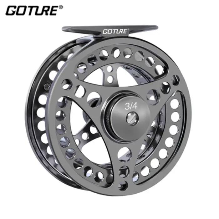 Goture-Moulinet de pêche à la mouche Arbor en aluminium usiné CNC, moulinet de pêche à la carpe à la