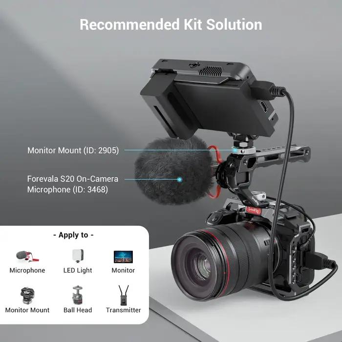 SmallRig – poignée supérieure DSLR avec trous de localisation de 3/8 à 16 pouces, pour ARRI Grip pou
