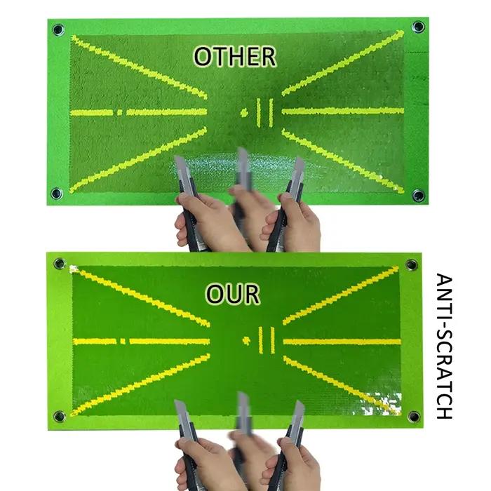 Tapis d'entraînement de golf pour la détection du swing, aide à l'entraînement au golf qui montre le