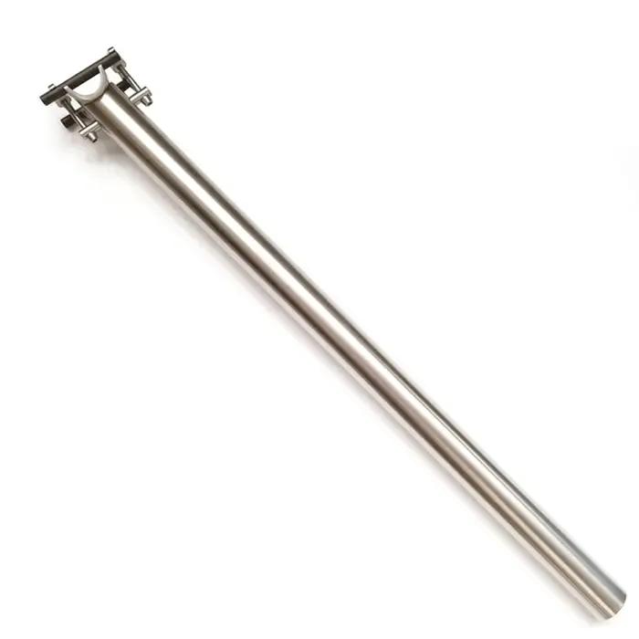 Tige de selle CNC en alliage de titane 3AL2.5V 31.8mm pour vélo pliant Brompton 4 tailles 600/580/55