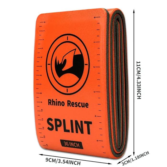 Attelle d'urgence bal 37Rescue pour le camping, premiers soins médicaux moulables, survie, léger, ré
