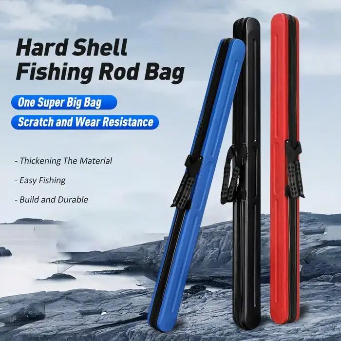 Portable ABS Canne À Pêche Sac De Pêche Auxiliaire Sac 145cm * 9CM * 9CM Dur Cas Rod Couverture De P