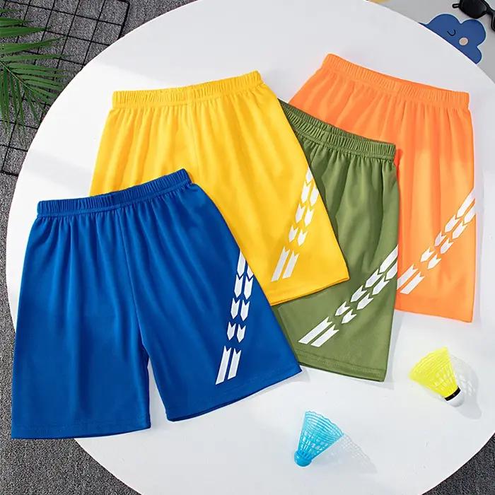 Ensemble de 4/8 pièces de shorts décontractés multicolores à la mode pour enfants, pantalons de spor