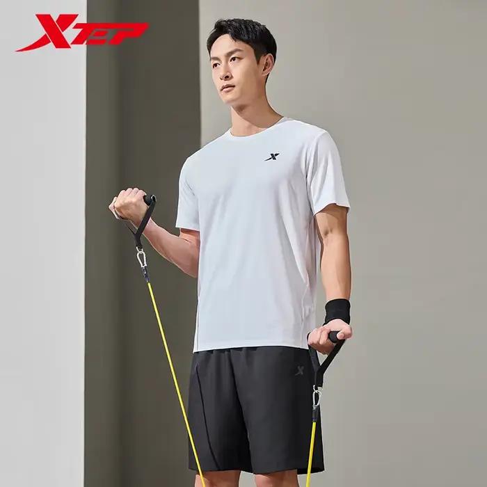 Xtep – combinaison de sport à manches courtes pour hommes, combinaison d'été absorbant la sueur, séc