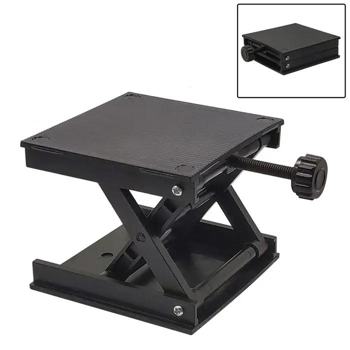 Support de levage pour machines à graver sur bois, Table élévatrice à niveau à bulle, supports manue