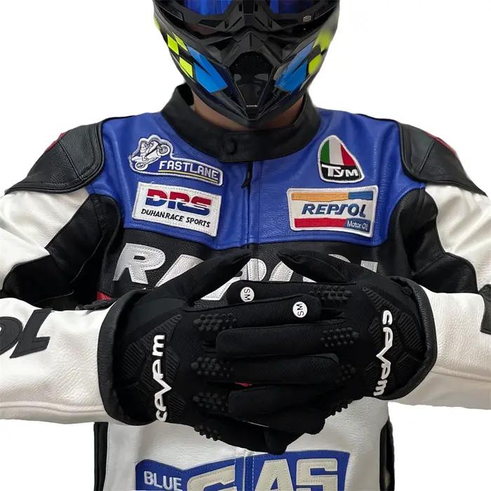 Sevem gants de moto pour adultes gants de course d'enduro de Motocross gants de vélo de route de des