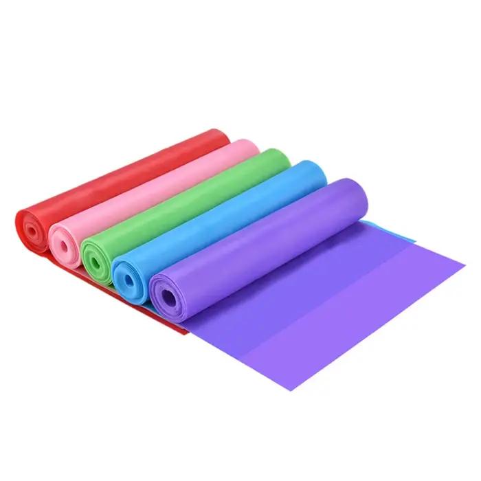 Bande de résistance élastique Yoga Pilates, bande d'entraînement physique 150cm, caoutchouc naturel