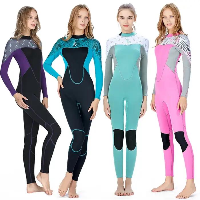 Combinaison de plongée en néoprène pour hommes et femmes, 2mm, fermeture à glissière arrière, plongé