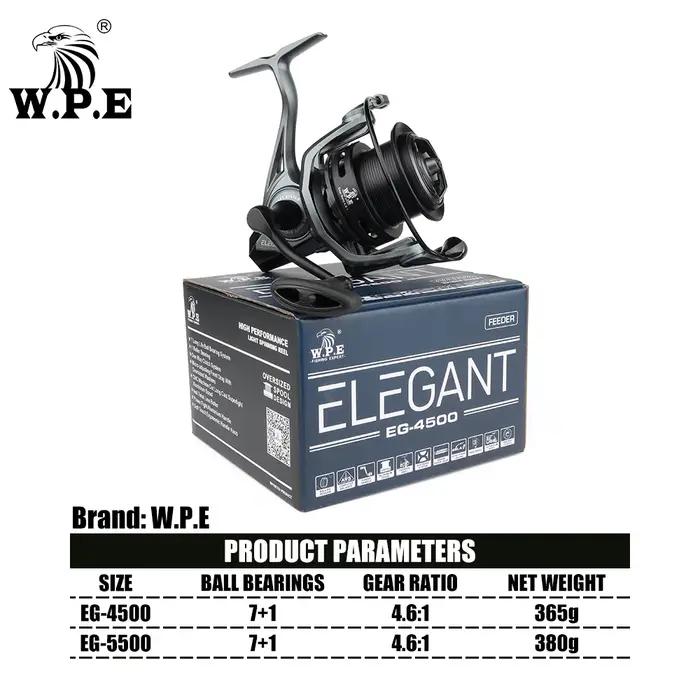 W.P.E EG moulinet de pêche Spinning 4500 5500 7 + 1 BBS 4.6:1 rapport de vitesse chargeur moulinet d