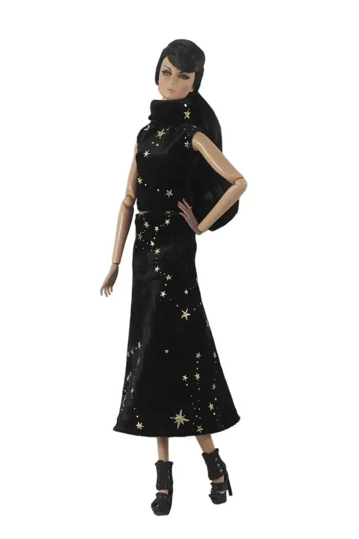 1 ensemble de vêtements de poupée, tenue de robe à l'échelle 1:6 pour poupée de 11.5 pouces 30cm, pl