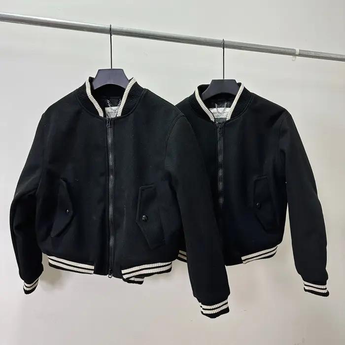 Cardigan en tissu lourd, veste Bigfoot pour hommes et femmes, manteaux noirs de meilleure qualité