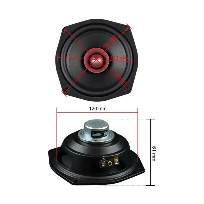AIYIMA 2 pièces 5.25 pouces Hifi gamme complète haut-parleurs unités 4 8 Ohm 40W NdFeB aimant Loudsp
