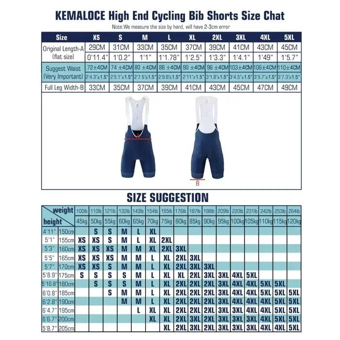 KEMALOCE hommes cyclisme cuissard solide bleu et noir 5D Gel Pad VTT Shorts haut de gamme en plein a