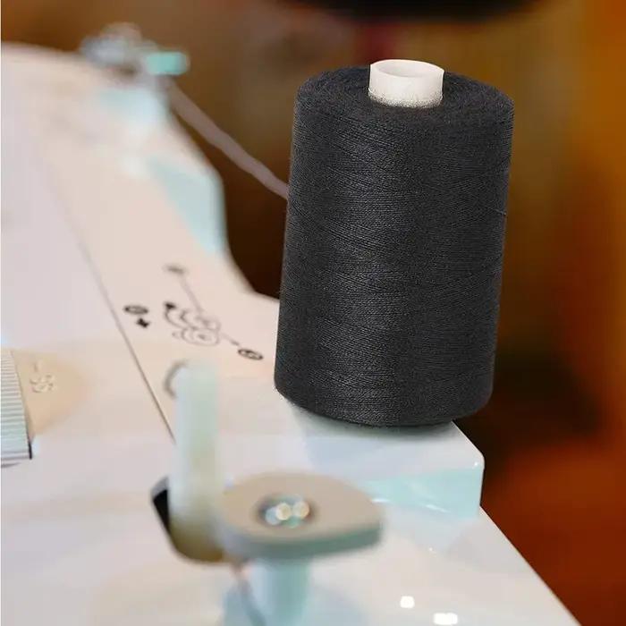 Ensemble de fils à coudre en polyester pour machines à main, Végétde bricolage, 500m, 2 pièces