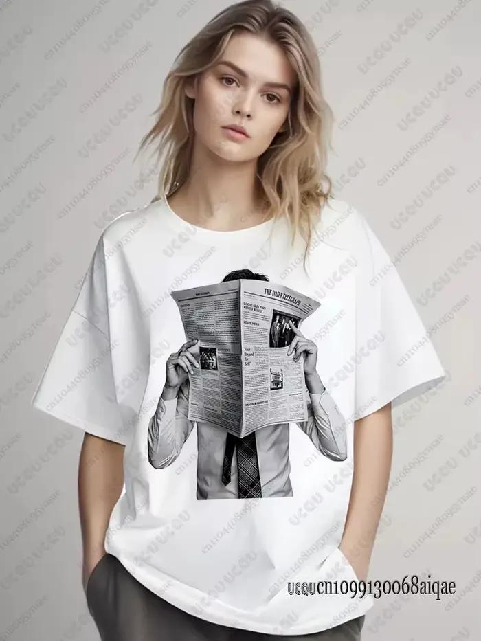 T-shirts imprimés Polera Manga Corta du célèbre chanteur K-pop pour femmes, T-shirts du concert de t