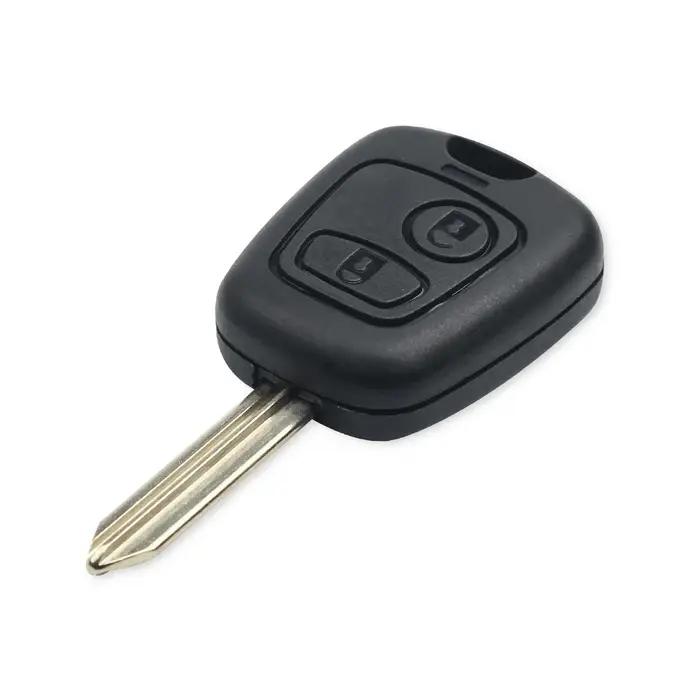 EllYYOU-Clé télécommande à 2 boutons, 433MHz, puce VA2, lame VA73, HU83, SX9, cristaux en C1, C2, C3