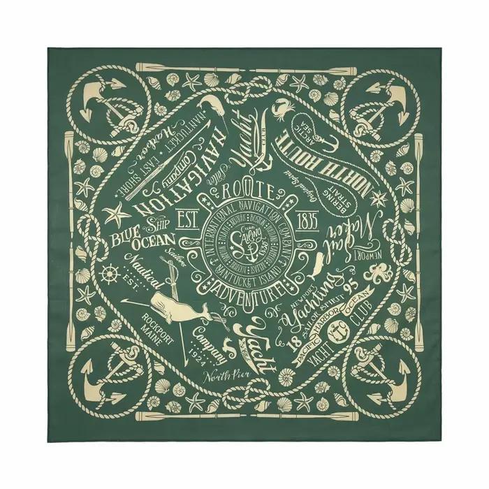 Haute qualité crâne chimpanzés imprimer noix de cajou Hip Hop coton carré Bandana écharpe équitation