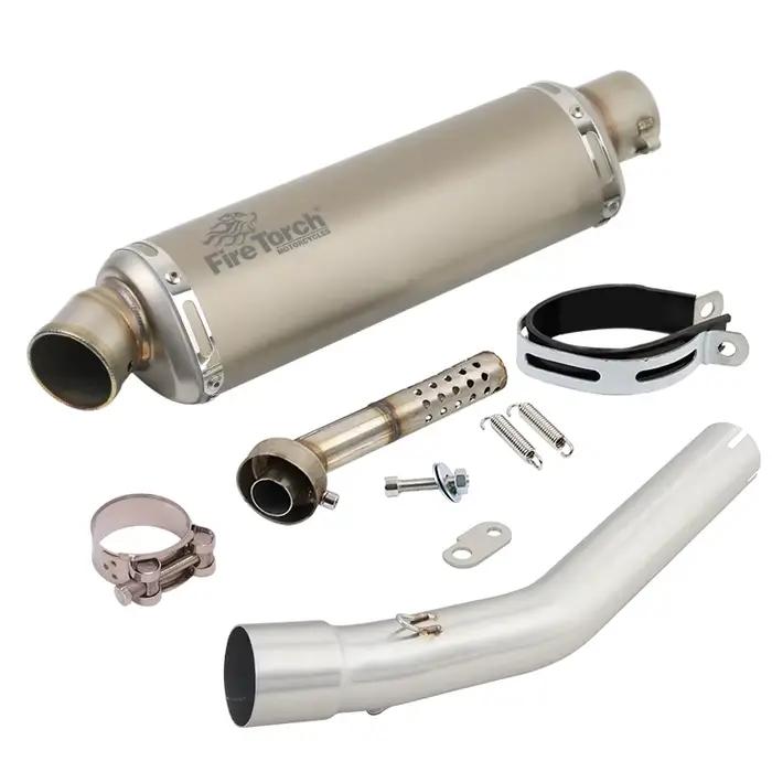 Système d'échappement Slip-On pour moto Yamaha Tenere 700 XTZ700 XTZ-700 2019-2025 avec tuyau de lia