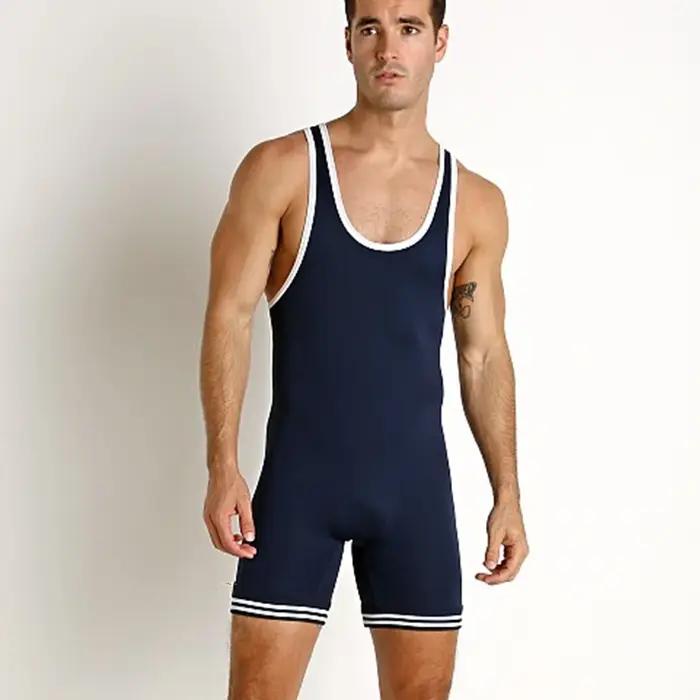 Combinaison de boxe Pro pour hommes, maillots de lutte classiques, combinaison de boxe trempée, vête