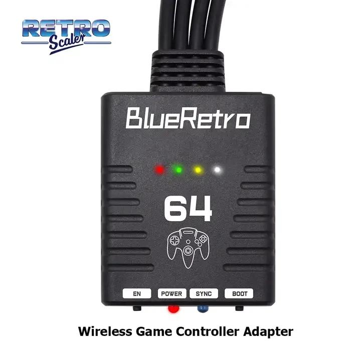 Adaptateur de contrôleur de jeu sans fil RetroScaler BlueRetro pour Console Nintendo 64 N64, prise e
