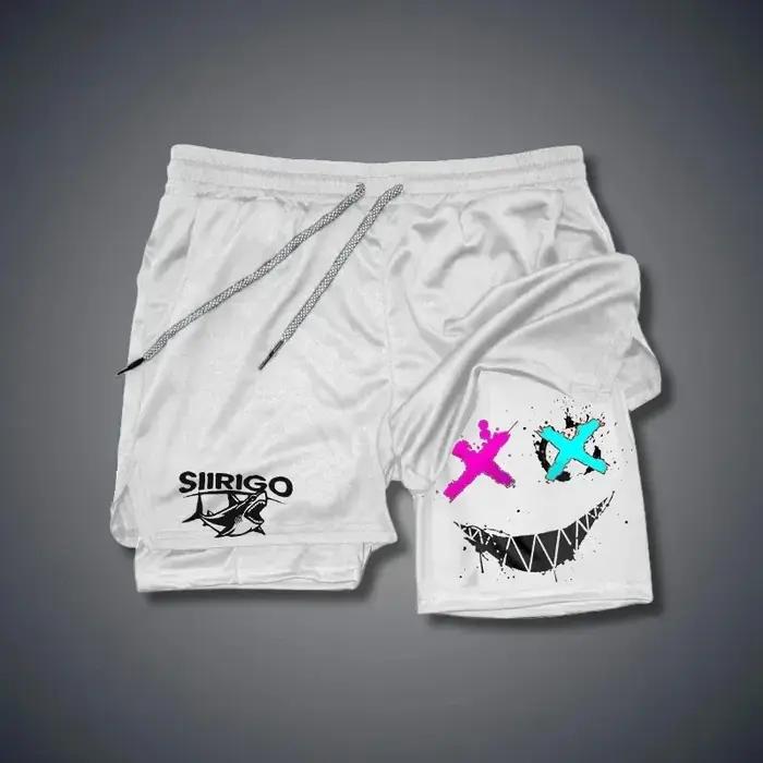 Short Double couche respirant pour hommes, short de sport à séchage rapide pour l'entraînement, la c