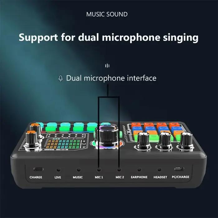 Zealsound-Kit de carte son professionnel pour podcast, microphone, PC, smartphone, ordinateur portab