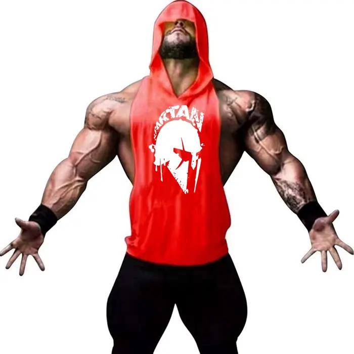T-shirt à Capuche pour Homme, Vêtements de Fitness, Musculation, Précieux, Entraînement en Y, Nouvel
