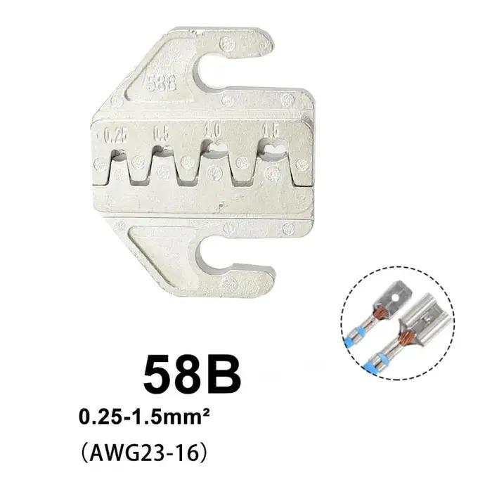 Suffiser SN-58B = 28B + 48B Pince à sertir les fils 0.25-1.5 mm² pour Box TAB 2.8/4.8/6.3 SM2.5 XH2.54 politiquement als