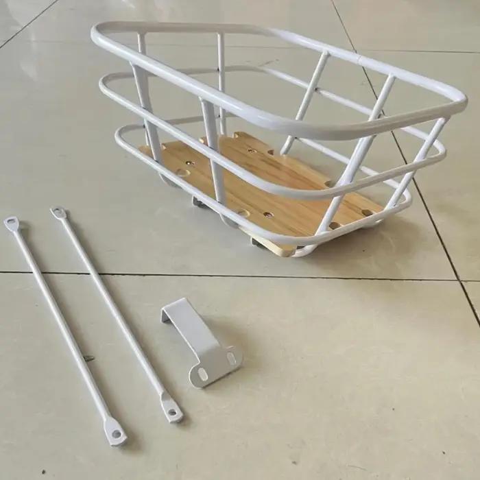 Panier avant de vélo support de chargement design tendance pour équitation de rue randonnées en arrière-cour en plein air