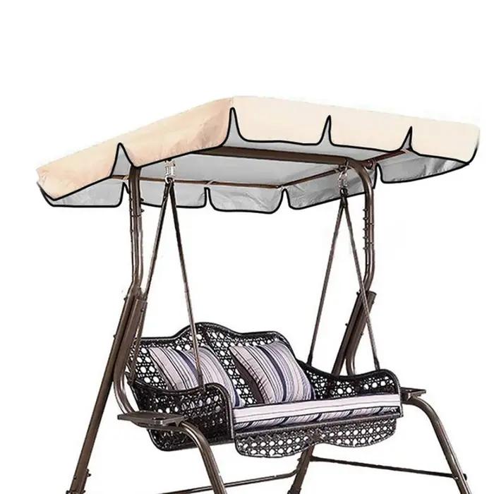 Balançoire extérieure chaise auvent cour étanche et anti-poussière balançoire parasol balançoire cou