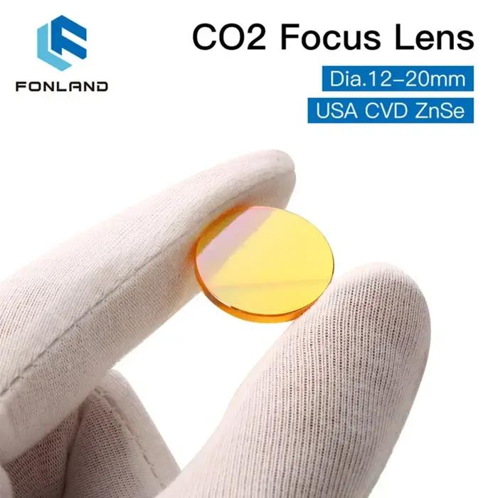 FONLAND lentille de mise au point USA CVD ZnSe dia 12 15 18 19.05 20 FL 38.1 50.8 63.5 76.2 101.6 12
