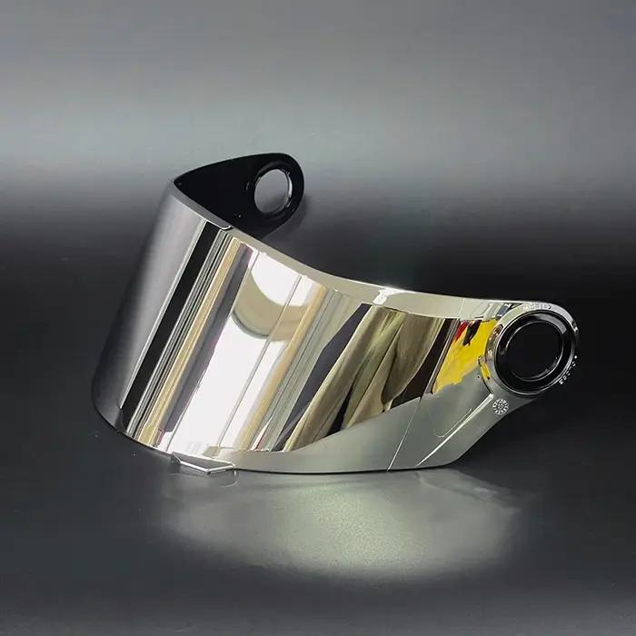 Visière de casque de moto intégrale, lentille multicolore, adaptée pour LS2, FF358, FF396, FF392