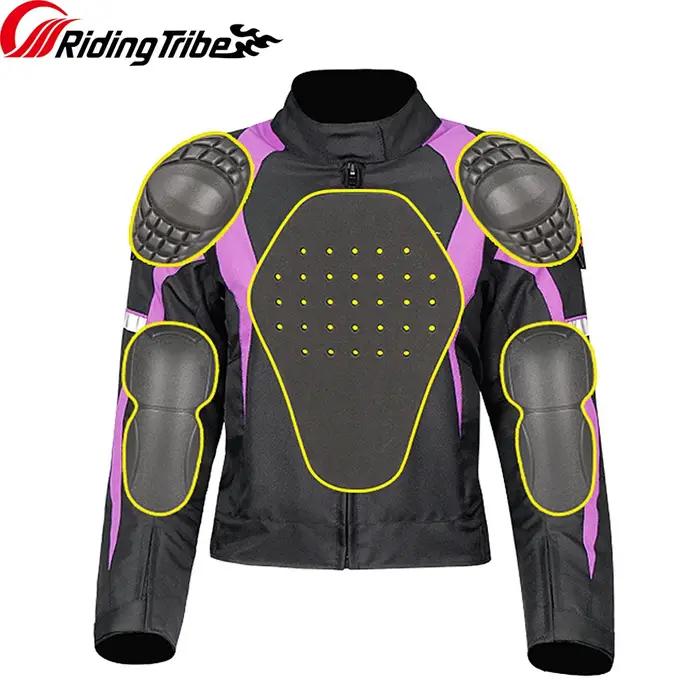 Femme moto veste d'hiver thermique coupe-vent vêtements corps équitation manteau de sécurité coussin