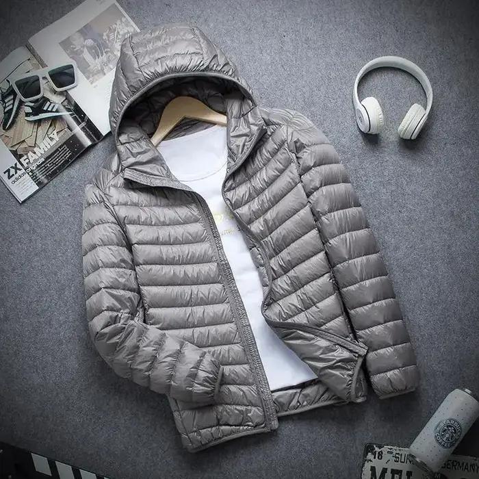 Doudoune Ultra Légère pour Homme, Manteau Respirant, Pliable, Degré d'Eau et de Vent, Grande Taille,