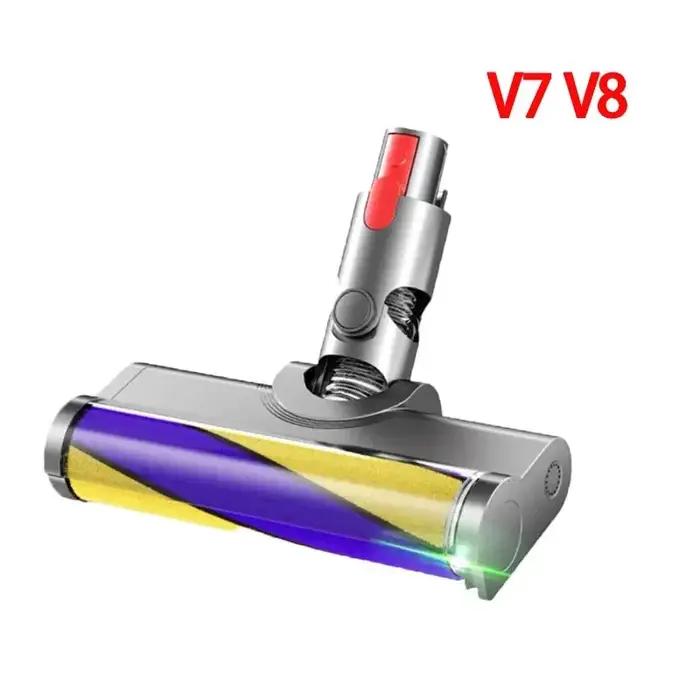Brosse de sol Laser pour Dyson V10 V15 V11 V8 V7 V10 Slim V12 G5, tête d'aspiration douce Laser, acc