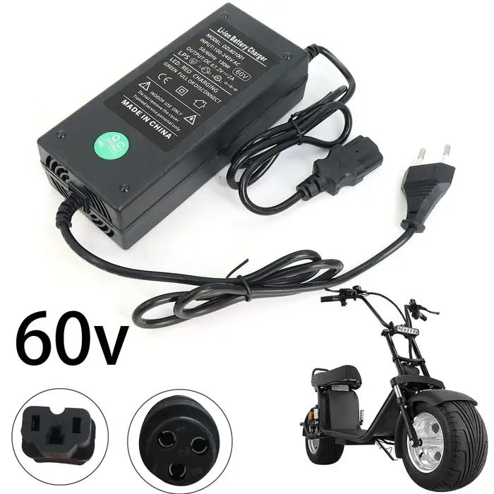 Batterie au Lithium chargeur de voiture électrique 48V 60V voiture électrique Lithium Ion 48V2A Scoo