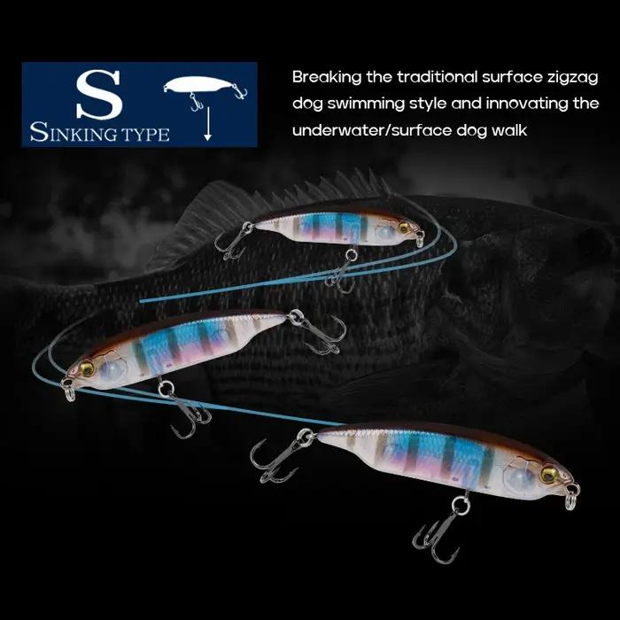 LETOYO 59mm 80mm coulant truite leurre bâton crayon leurre Stickbait eau douce appât artificiel trui