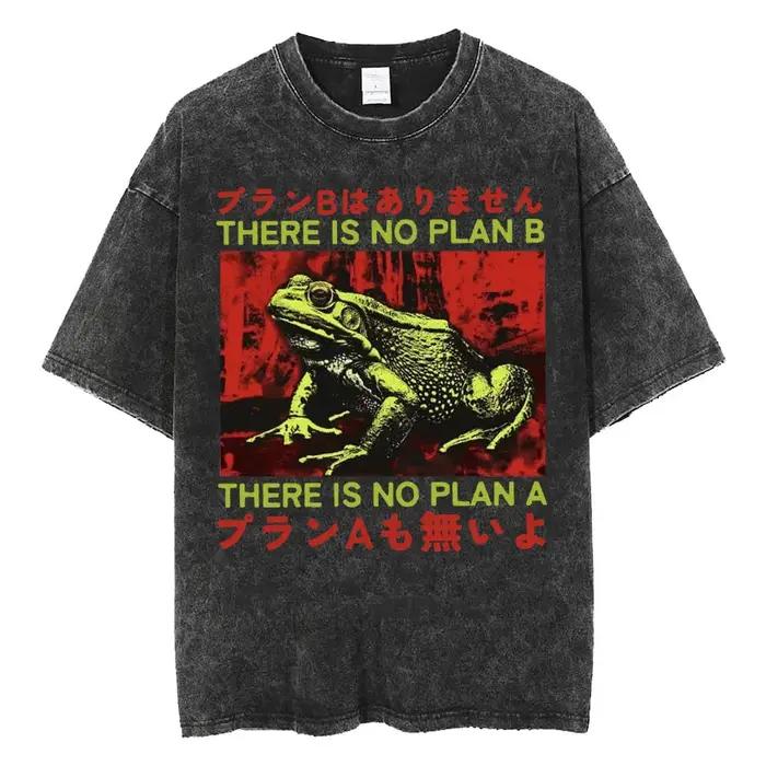 Les horreurs n'est jamais fini mais je me rendre idiot T-shirt drôle Style japonais grenouille rétro