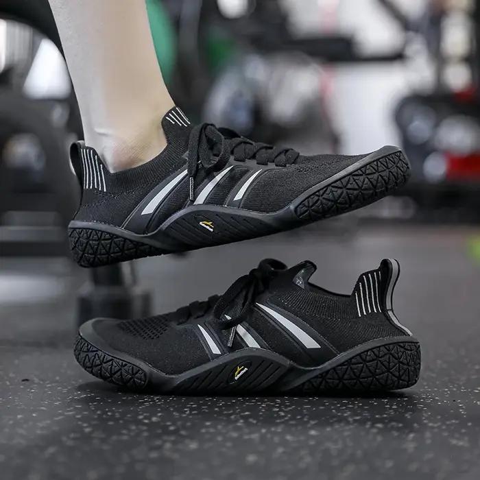 Chaussures de sport légères pieds nus, baskets de sport à semelle souple avec maille respirante pour