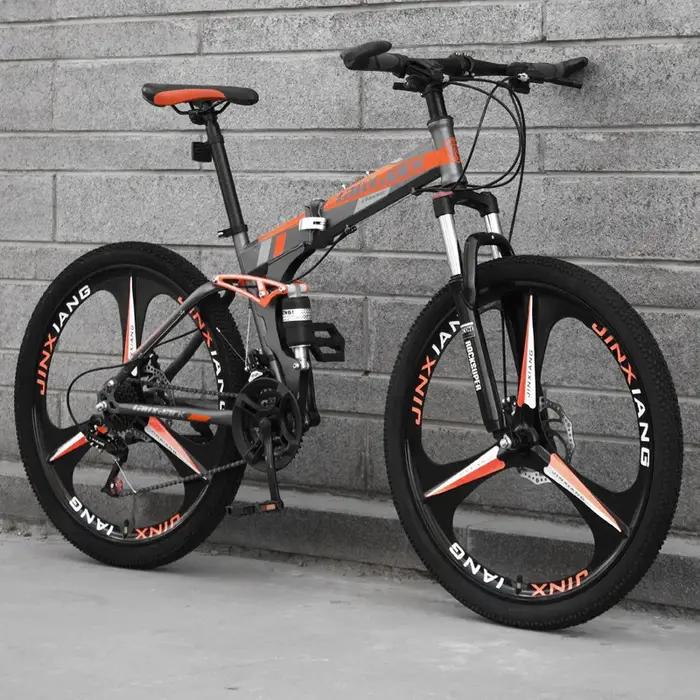 Vélo pliant robuste avec alliage de qualité supérieure pour trajets quotidiens et randonnées en plein air 24 26 27.5 29 pouces