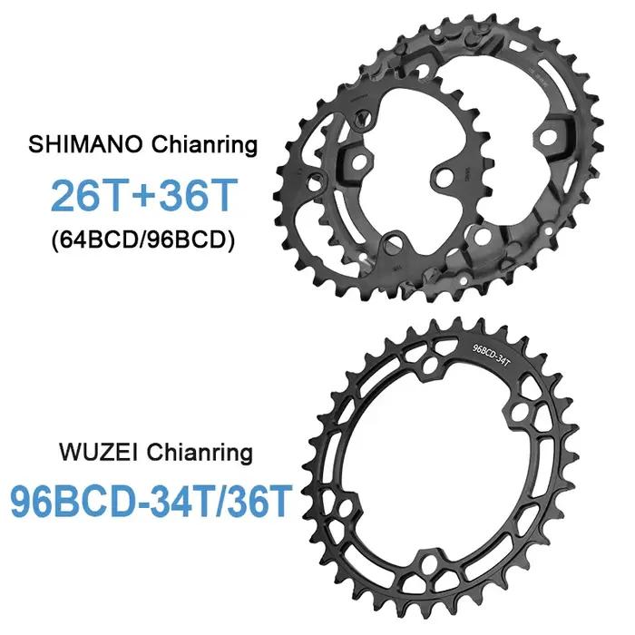 Shimano Deore FC M5100 vtt pédalier 10S 11S VTT pignon 175 170mm 32T pédalier vélo pédalier BB52 M50