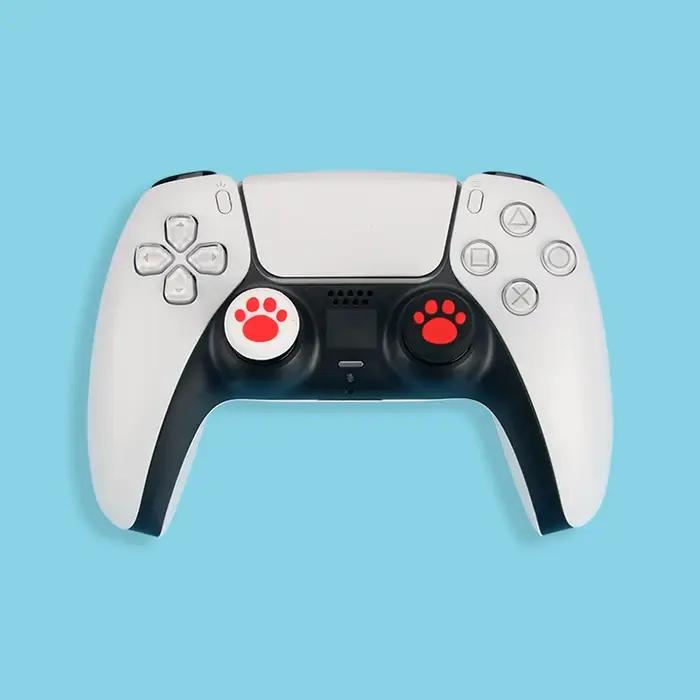 Patte de chat pouce bâton poignée capuchon Joystick housse pour Sony PS5 PS4 PS3 mince Xbox 360/une
